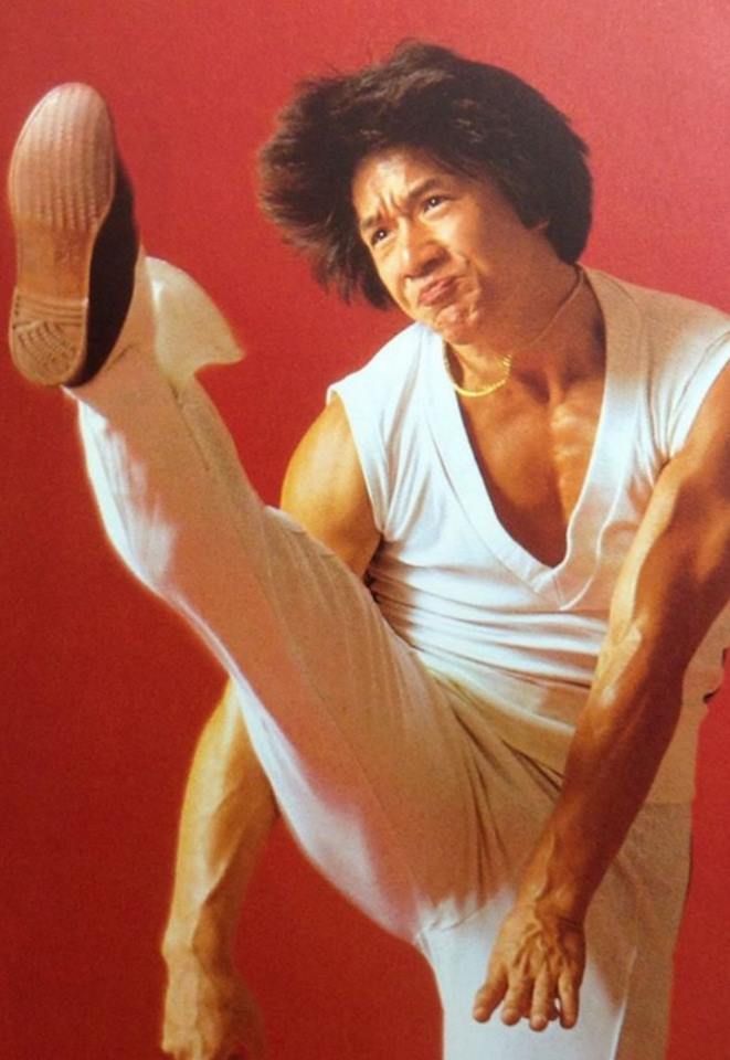 Jackie kickin it