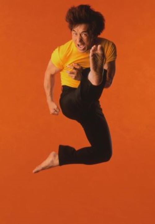 Jackie Chan in action